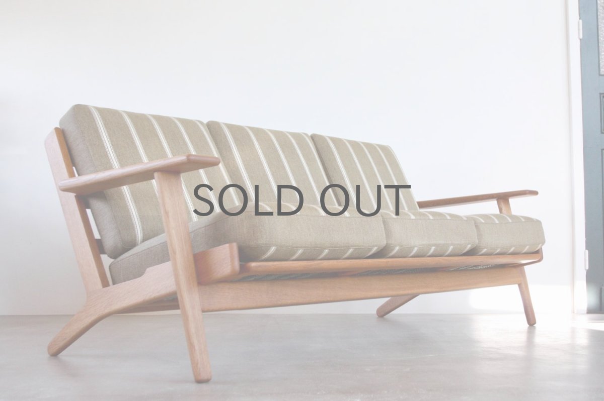 画像3: ビンテージ北欧家具/ハンス J ウェグナー/GE290/3人掛けソファー/オーク (3)