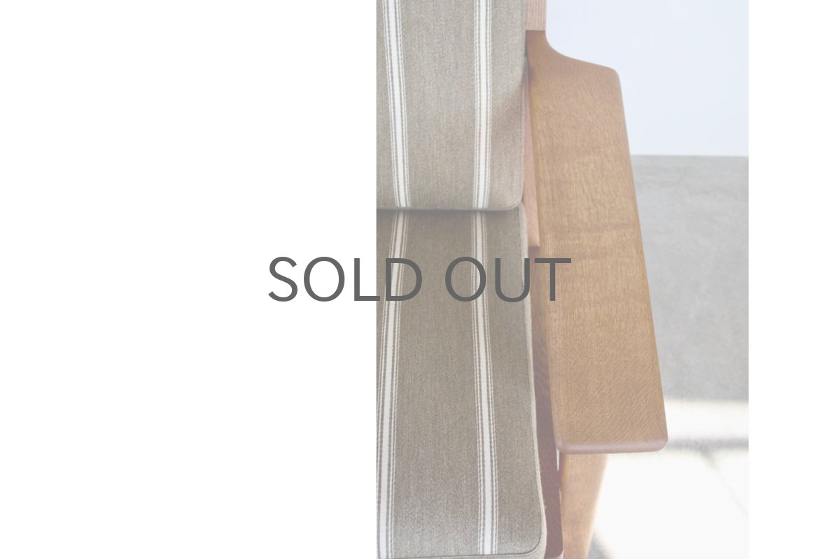 画像8: ビンテージ北欧家具/ハンス J ウェグナー/GE290/3人掛けソファー/オーク (8)