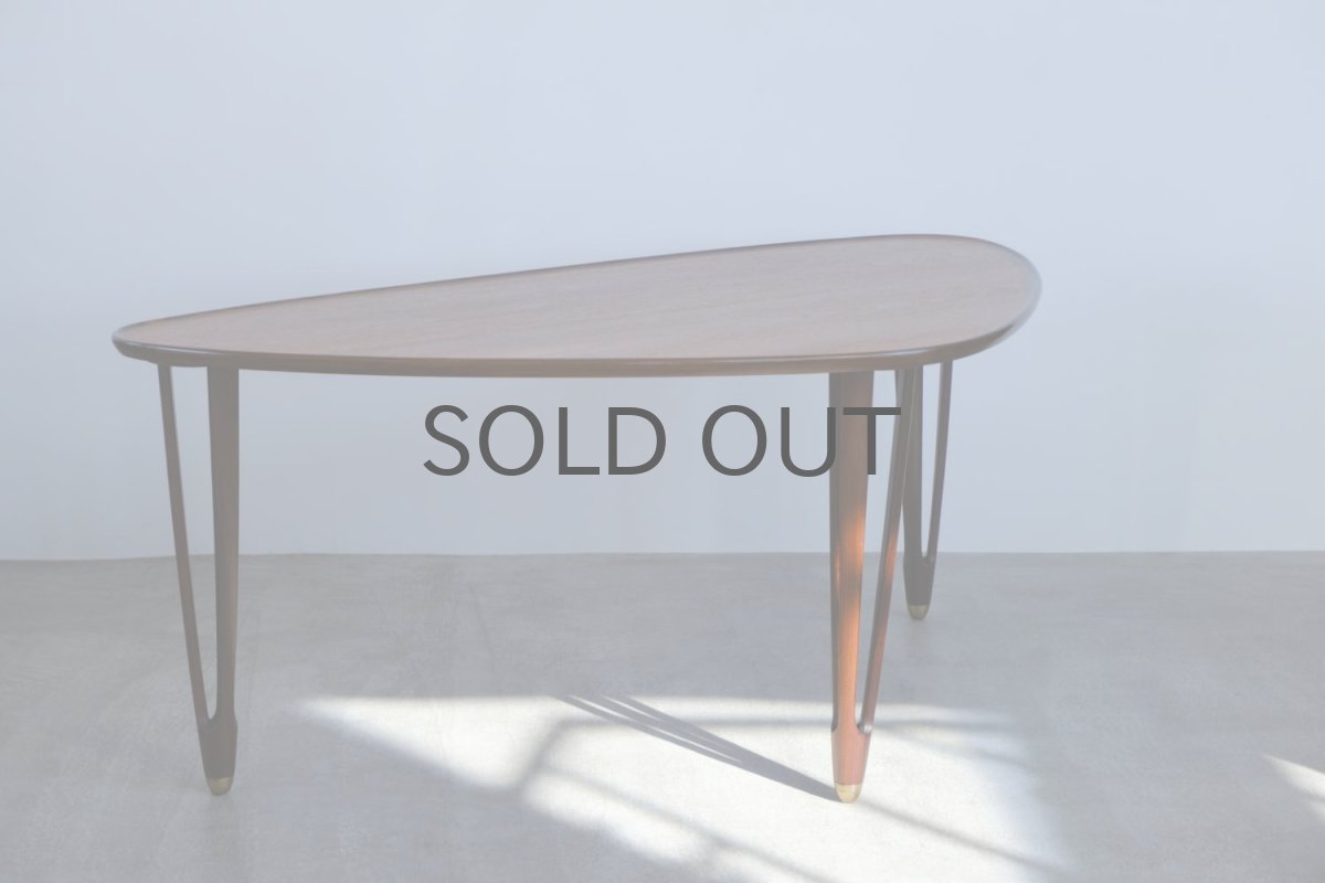 画像2: 北欧ビンテージ家具/デンマーク製/チークコーヒーテーブル (2)