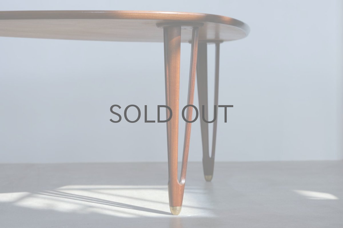 画像3: 北欧ビンテージ家具/デンマーク製/チークコーヒーテーブル (3)