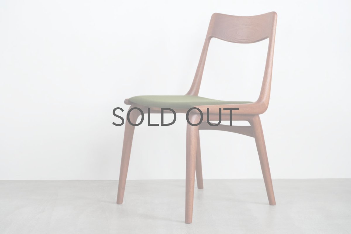 画像1: 北欧ビンテージ家具/デンマーク製/Alfred Christiansen/Boomerang Chair/ブーメランチェア/チーク/ダイニングチェア (1)