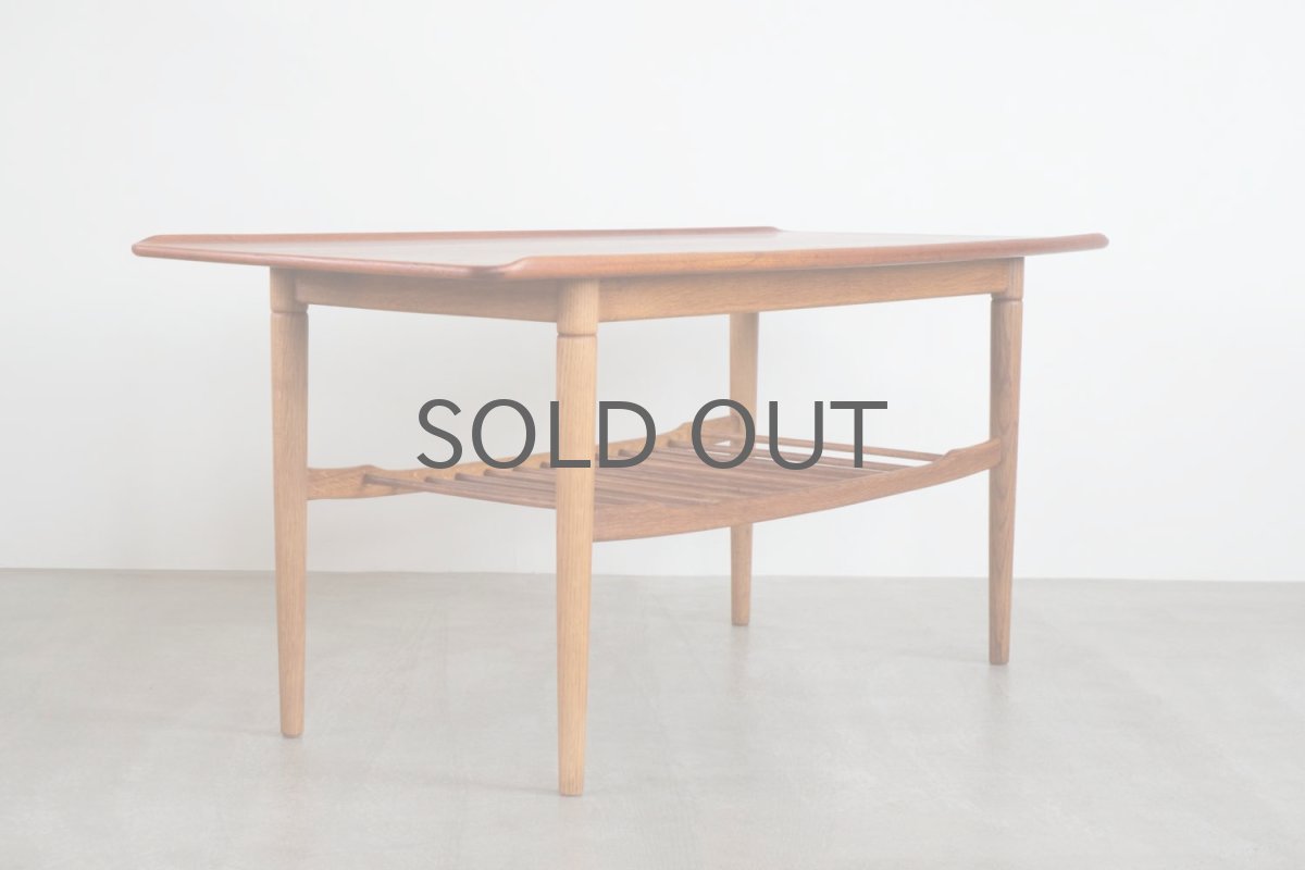 画像2: 北欧ビンテージ家具/デンマーク製/コーヒーテーブル/チーク (2)