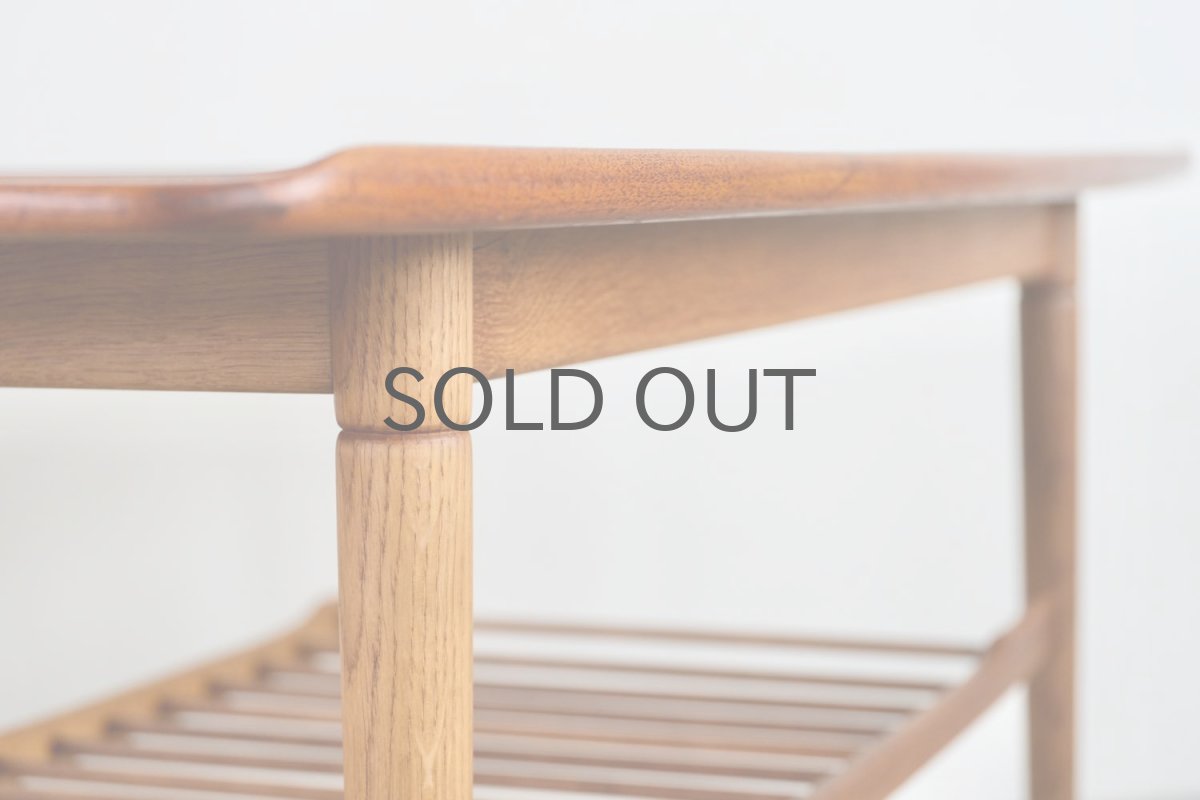 画像4: 北欧ビンテージ家具/デンマーク製/コーヒーテーブル/チーク (4)