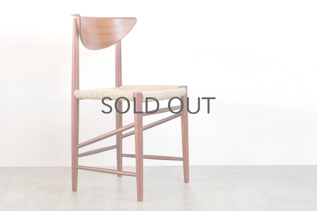 画像3: 北欧ビンテージ家具/ピーター・ヴィッツ&モルガード/ダイニングチェア/シーグラス (3)