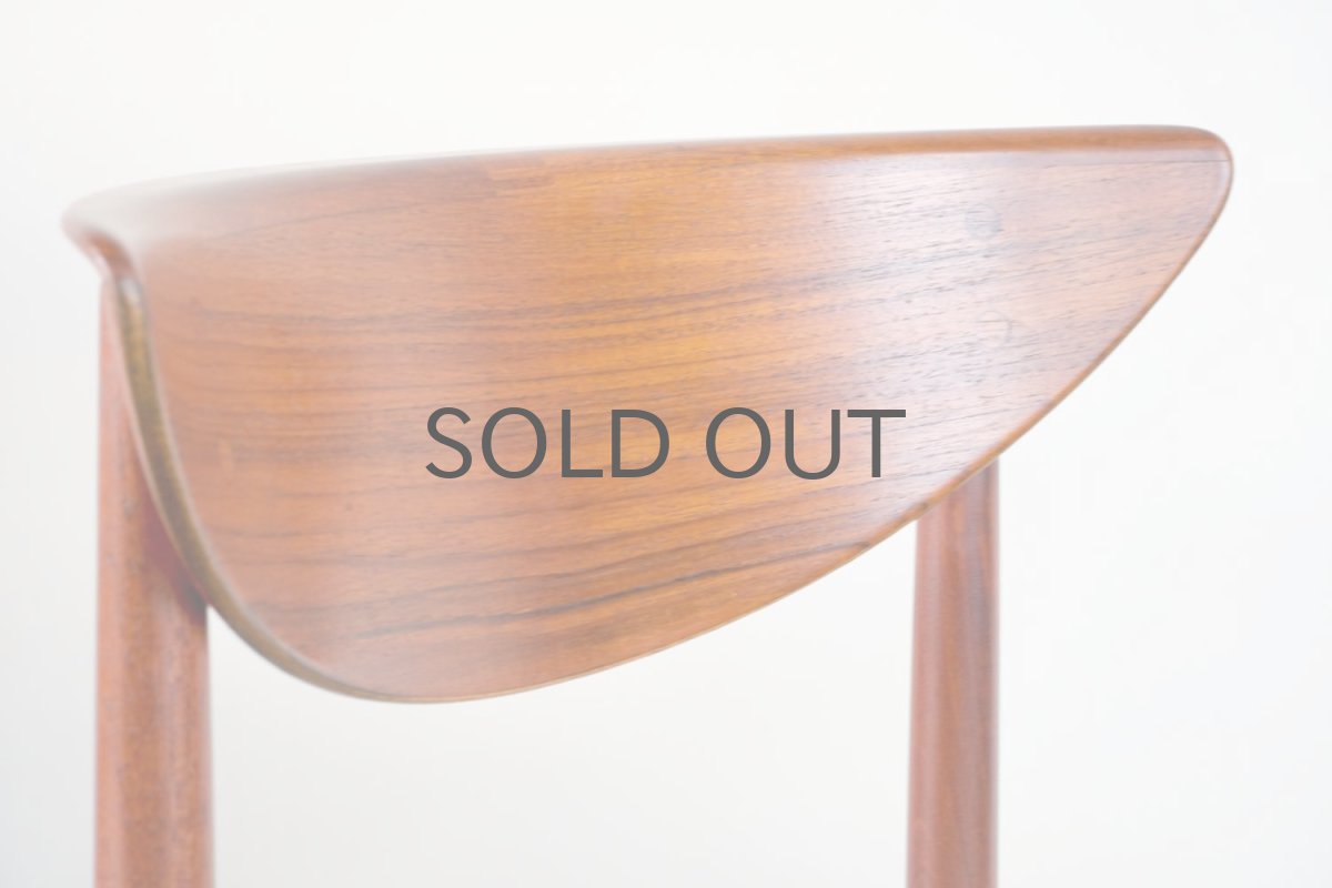 画像8: 北欧ビンテージ家具/ピーター・ヴィッツ&モルガード/ダイニングチェア/シーグラス (8)