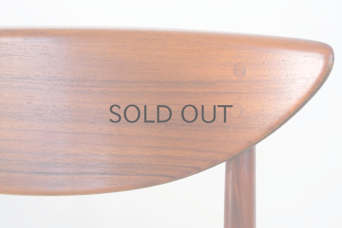 画像9: 北欧ビンテージ家具/ピーター・ヴィッツ&モルガード/ダイニングチェア/シーグラス (9)