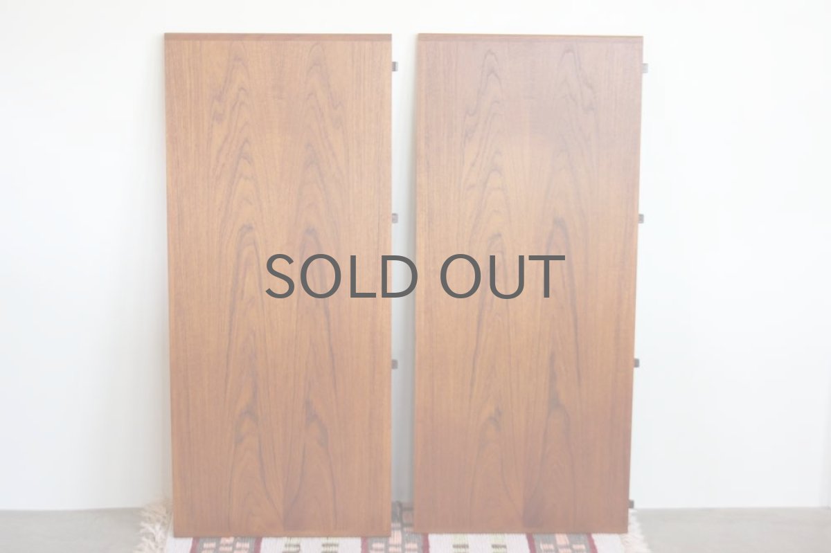 画像10: 北欧ビンテージ家具/デンマーク製/ダイニングテーブル/正方形コーナーアール/セクステンション付き/チーク (10)