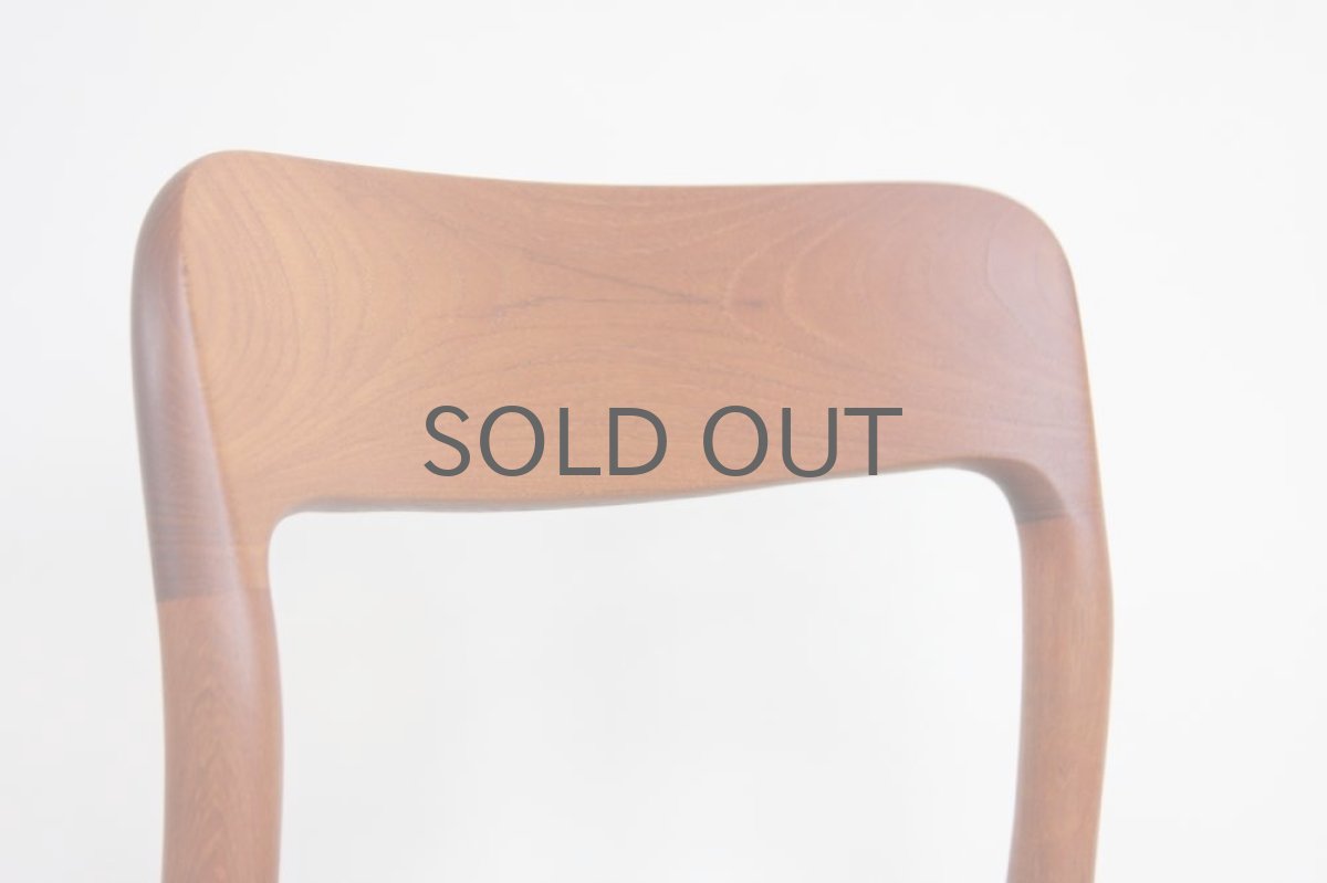 画像8: ビンテージ北欧家具/デンマーク製/J.L.モラー社製/ニルスオットモラー /ダイニングチェア/革張りチーク (8)