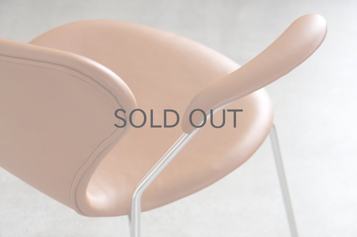 画像3: 北欧ビンテージ家具/Fritz Hansen/フリッツ・ハンセン/セブンチェア/アルネ・ヤコブセン/アーム付き革張り  (3)