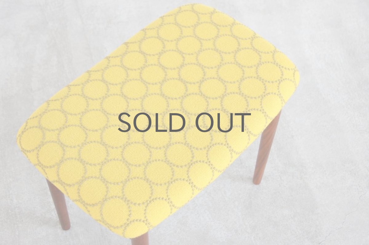 画像3: ビンテージ北欧家具/デンマーク製スツール✕ミナ ペルホネン/タンバリン (3)