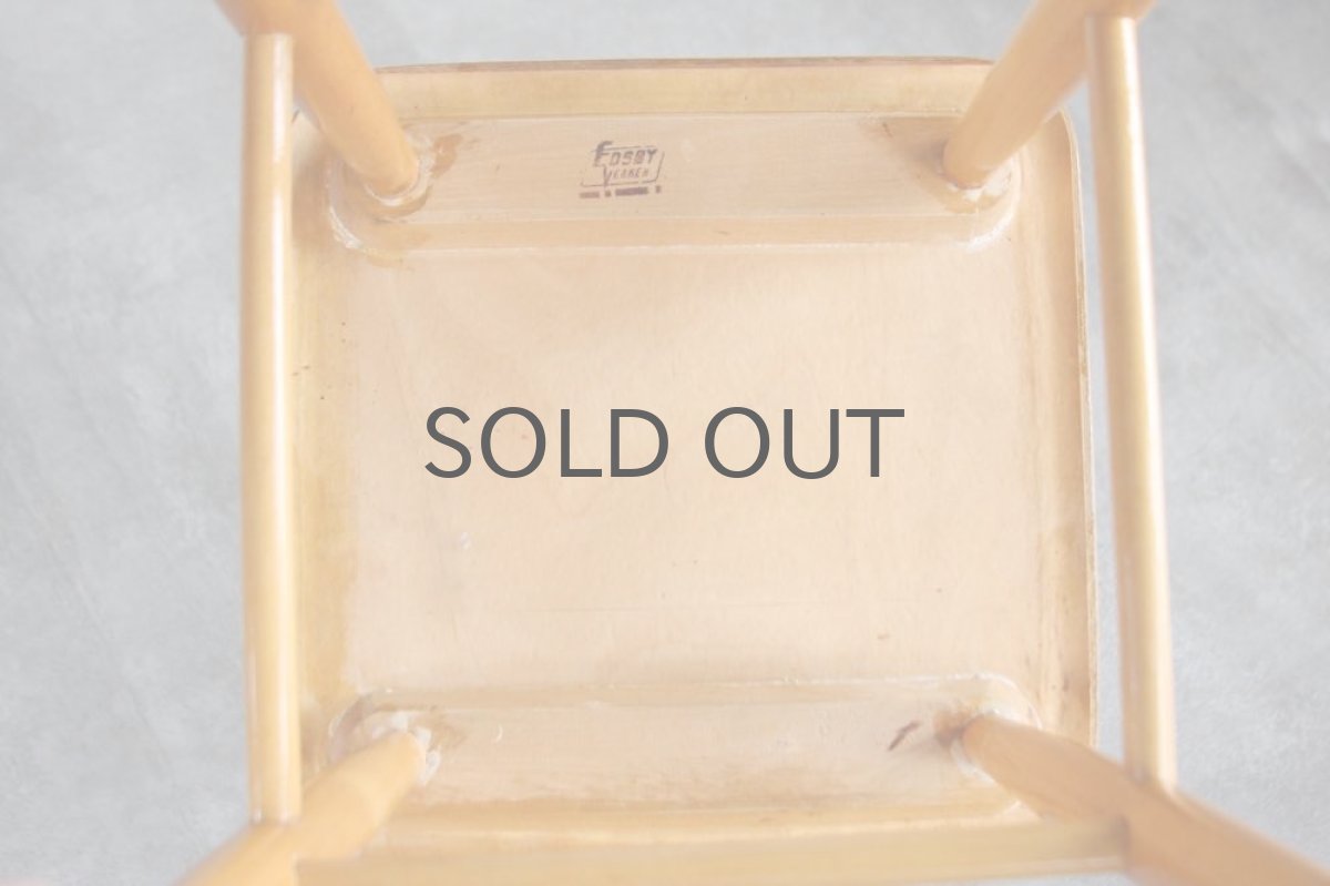 画像5: ビンテージ北欧家具/ Ilmari Tapiovaara/イルマリ・タピオヴァーラ/ファネットスツール/EDSBY VERKEN/ナチュラル (5)