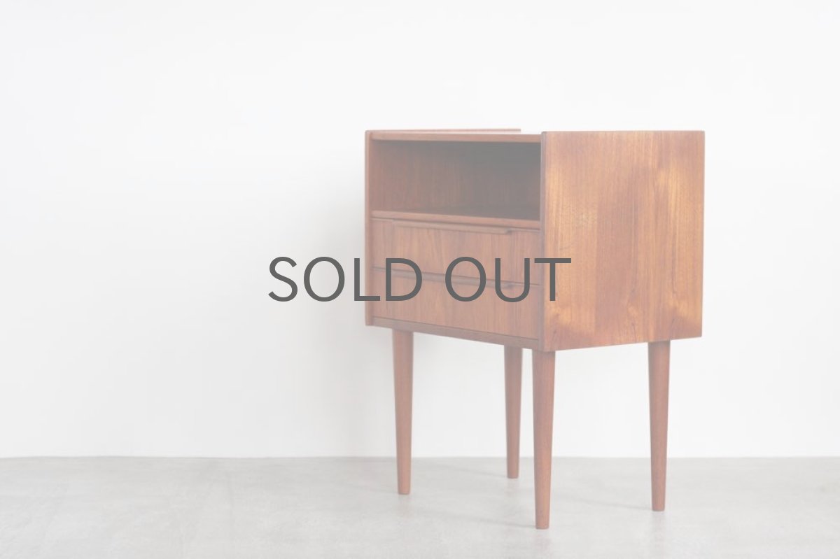 画像3: ビンテージ北欧家具/デンマーク製/チェスト/チーク2段+オープン (3)