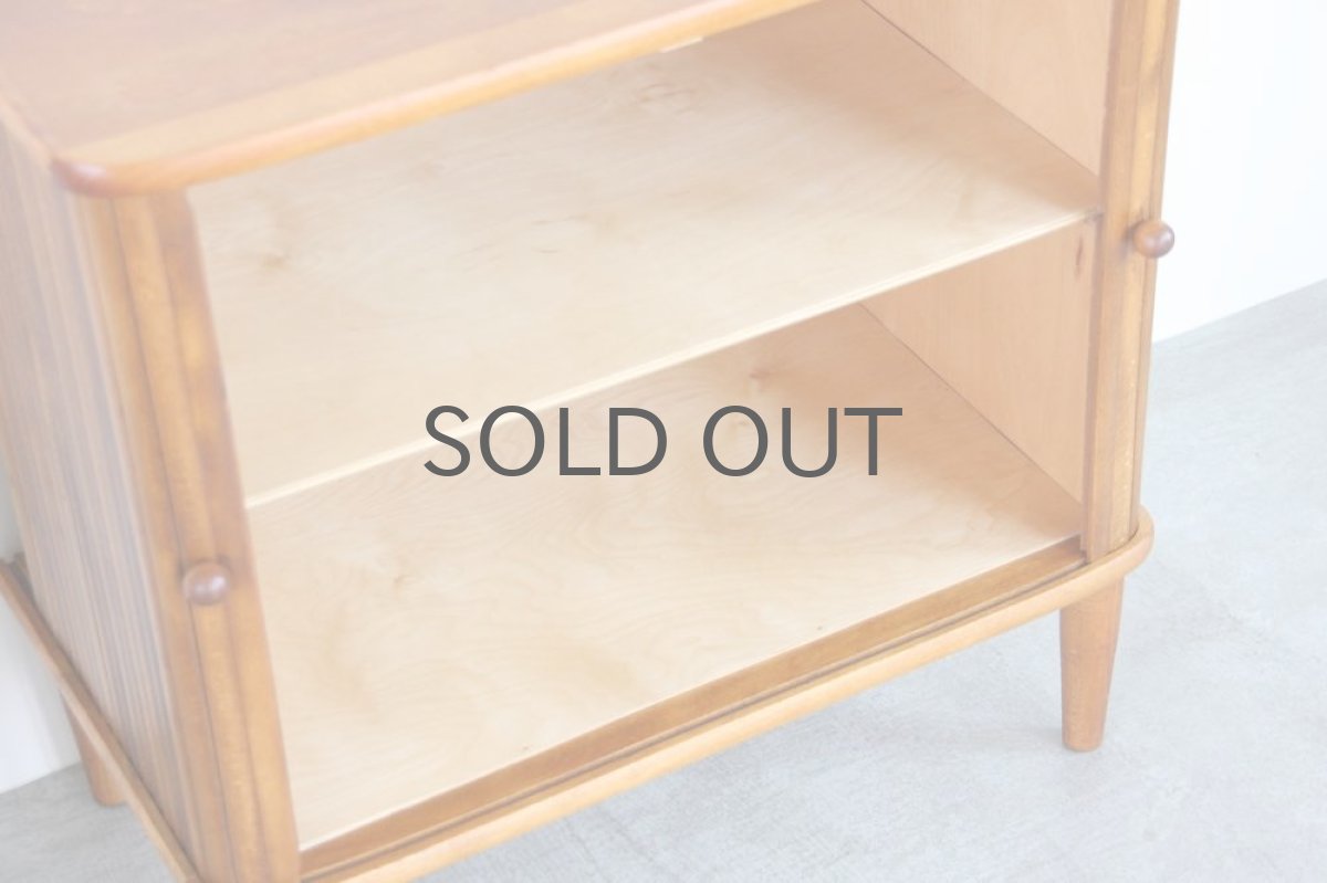 画像10: ビンテージ北欧家具/デンマーク製/ジャバラ扉/キャビネット (10)