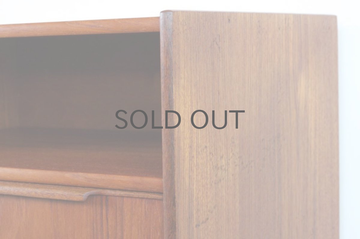 画像7: ビンテージ北欧家具/デンマーク製/チェスト/チーク2段+オープン (7)