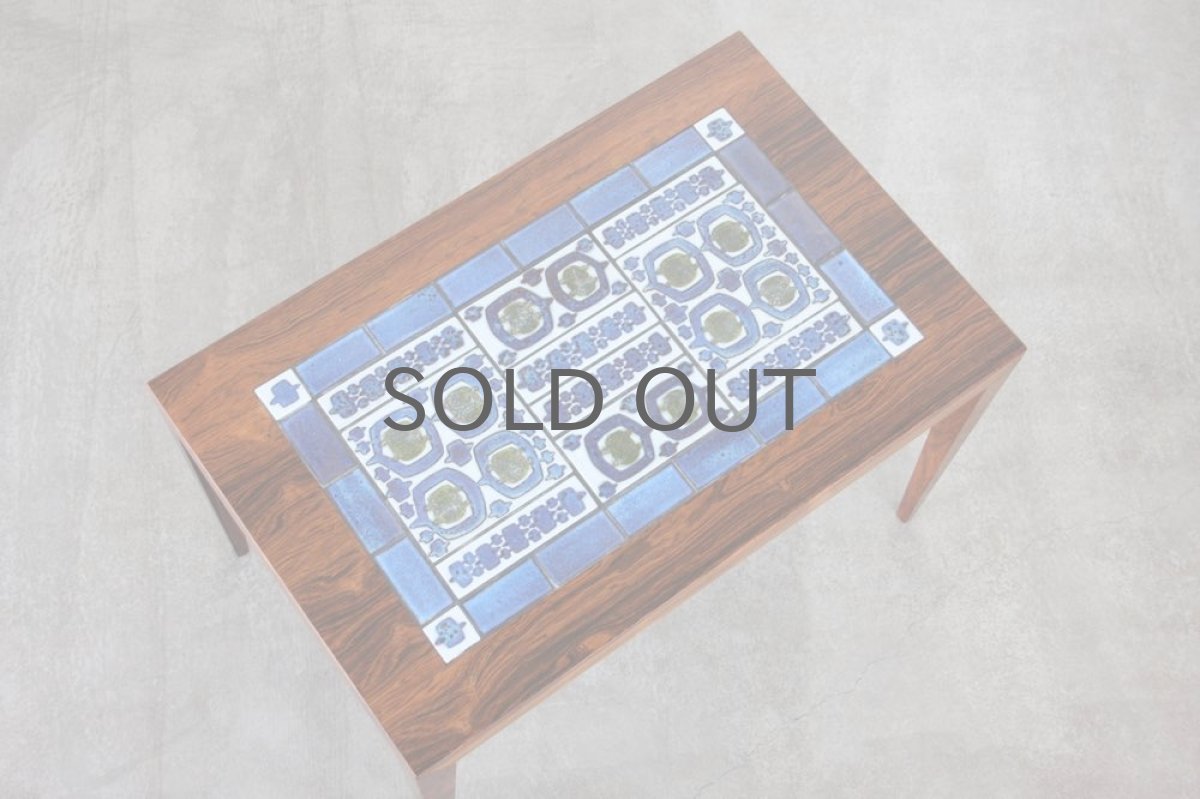 画像3: ビンテージ北欧家具/デンマーク/ロイヤルコペンハーゲン/ローズウッド/タイルテーブル (3)