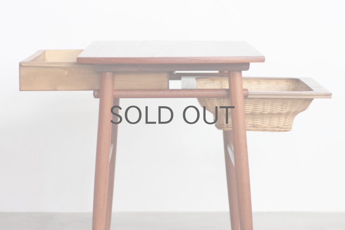 画像7: ビンテージ北欧家具/デンマーク/ソーイングキャビネット/チーク (7)