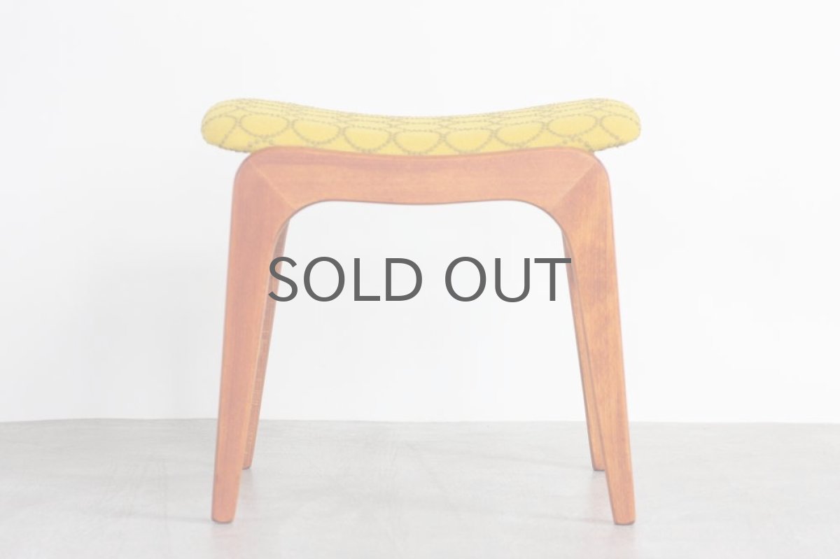 画像4: ビンテージ北欧家具/デンマーク製スツール✕ミナ ペルホネン/タンバリン (4)