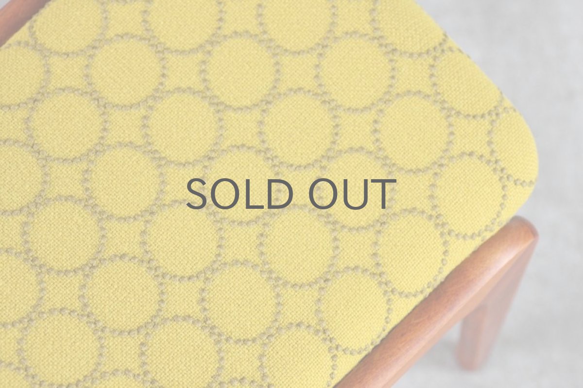 画像5: ビンテージ北欧家具/デンマーク製スツール✕ミナ ペルホネン/タンバリン (5)