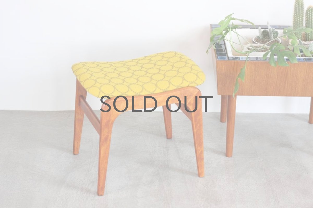 画像7: ビンテージ北欧家具/デンマーク製スツール✕ミナ ペルホネン/タンバリン (7)