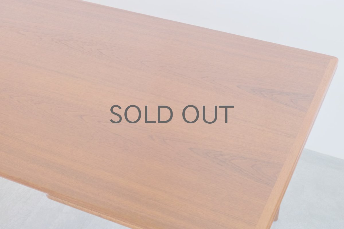 画像6: 北欧ビンテージ家具/デンマーク製 /ダイニングテーブル/H.Sigh & Søns Møbelfabrik/デニッシュコントロール/チーク/W130m (6)