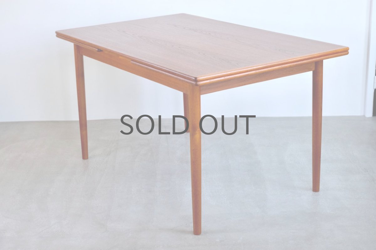 画像2: 北欧ビンテージ家具/デンマーク製 /ダイニングテーブル/H.Sigh & Søns Møbelfabrik/デニッシュコントロール/チーク/W130m (2)