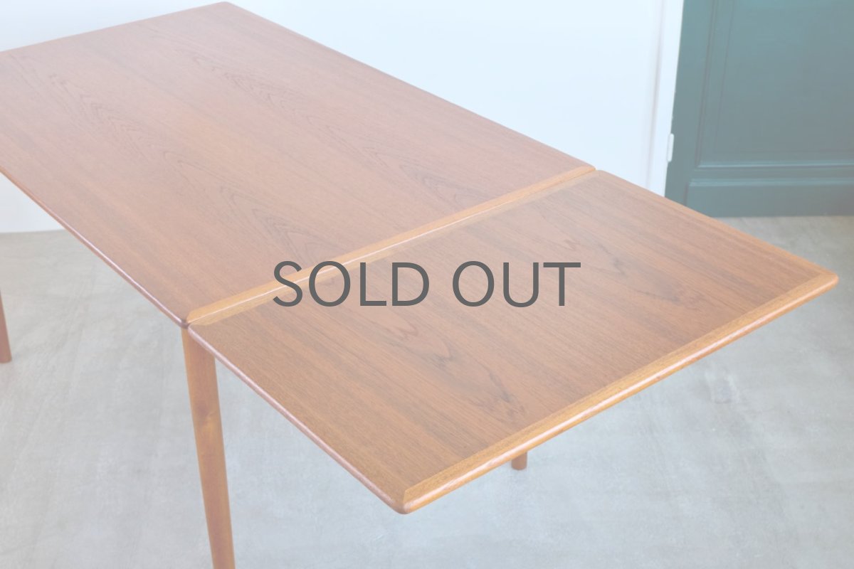 画像4: 北欧ビンテージ家具/デンマーク製 /ダイニングテーブル/H.Sigh & Søns Møbelfabrik/デニッシュコントロール/チーク/W130m (4)