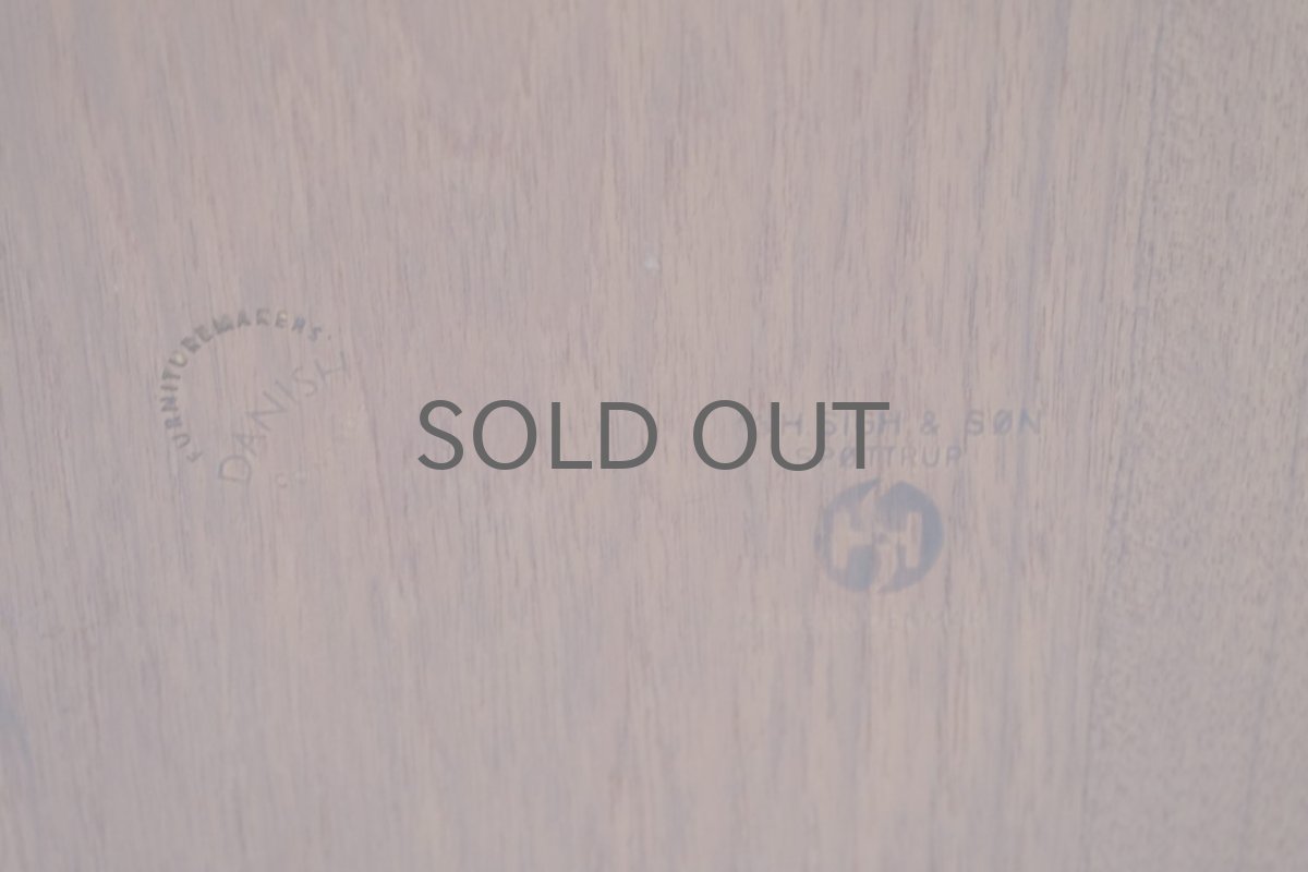 画像9: 北欧ビンテージ家具/デンマーク製 /ダイニングテーブル/H.Sigh & Søns Møbelfabrik/デニッシュコントロール/チーク/W130m (9)