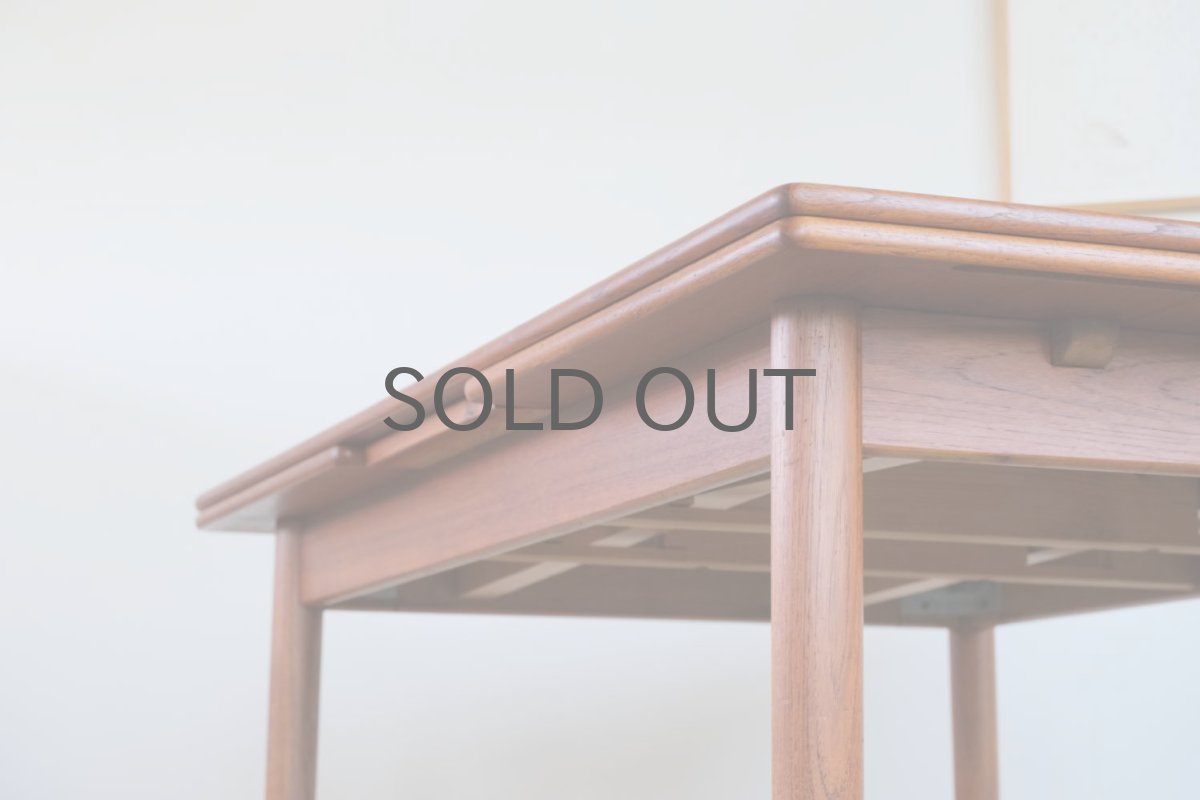 画像3: 北欧ビンテージ家具/デンマーク製 /ダイニングテーブル/H.Sigh & Søns Møbelfabrik/デニッシュコントロール/チーク/W130m (3)