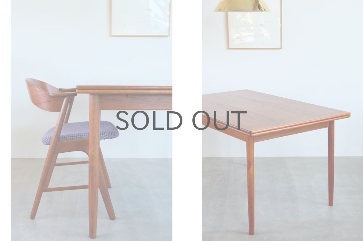 画像10: 北欧ビンテージ家具/デンマーク製 /ダイニングテーブル/H.Sigh & Søns Møbelfabrik/デニッシュコントロール/チーク/W130m (10)