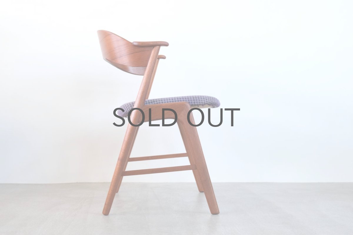 画像2: 北欧ビンテージ家具/デンマーク製/カイ・クリスチャンセン/ダイニングチェア/ネイルチェア/チーク (2)