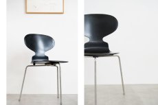 画像13: 【価格見直し】北欧ビンテージ家具/Fritz Hansen/フリッツ・ハンセン/アルネ・ヤコブセン/初期/アンツチェア/アントチェア/３本脚/ブラック　 (13)