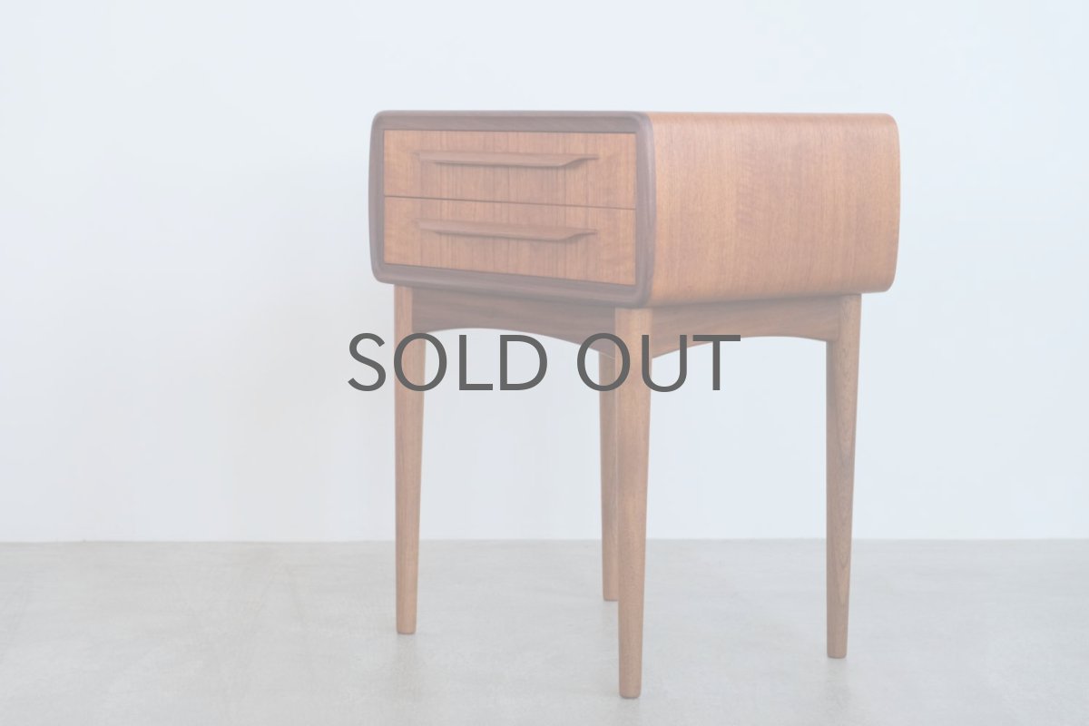 画像4: ビンテージ北欧家具/デンマーク製/Johannes Andersen/ヨハネス・アンダーセン/スモールチェスト/チーク (4)