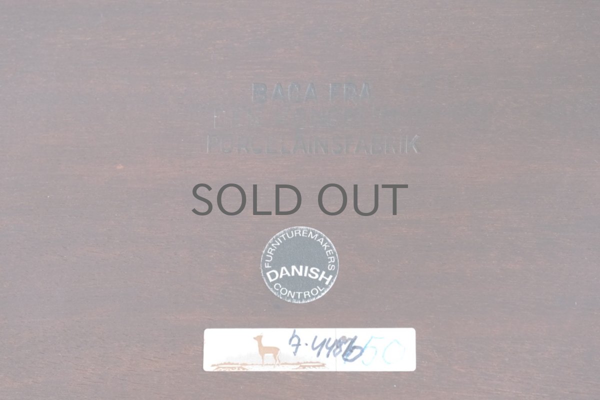 画像8: ビンテージ北欧家具/デンマーク/ロイヤルコペンハーゲン/タイルトップ/サイドテーブル/ローズウッド (8)