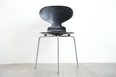 画像3: 【価格見直し】北欧ビンテージ家具/Fritz Hansen/フリッツ・ハンセン/アルネ・ヤコブセン/初期/アンツチェア/アントチェア/３本脚/ブラック　 (3)