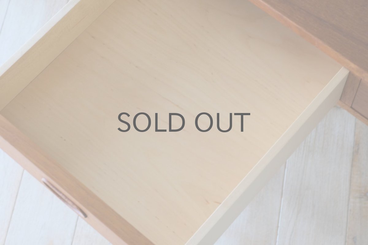 画像12: 北欧ビンテージ家具/デンマーク/ソーイングキャビネット/ソーイングテーブル/チーク/キャスター付き (12)