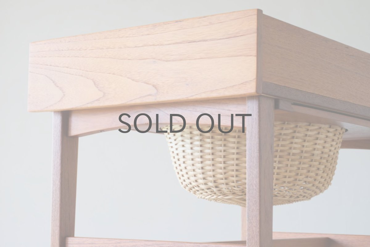 画像7: 北欧ビンテージ家具/デンマーク/ソーイングキャビネット/ソーイングテーブル/チーク/キャスター付き (7)