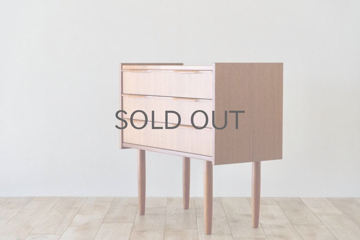 画像3: 北欧ビンテージ家具/デンマーク製/チェスト/チーク/3段  (3)