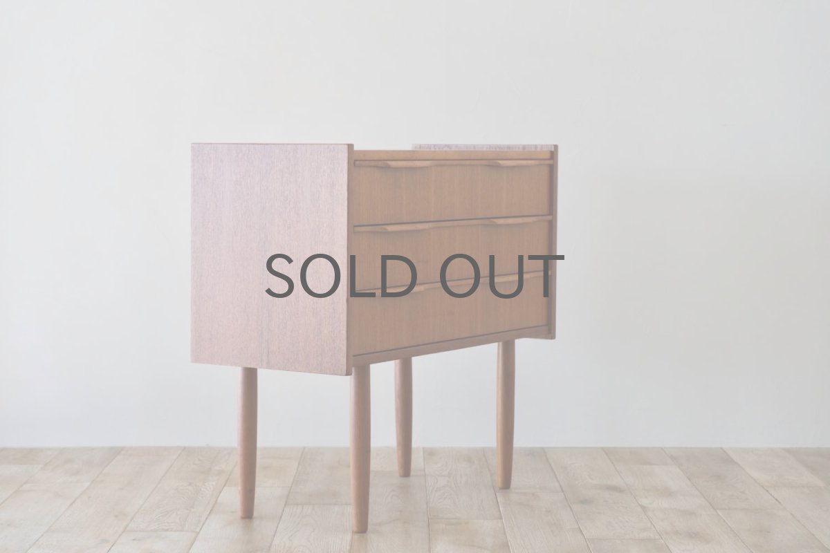 画像5: 北欧ビンテージ家具/デンマーク製/チェスト/チーク/3段  (5)