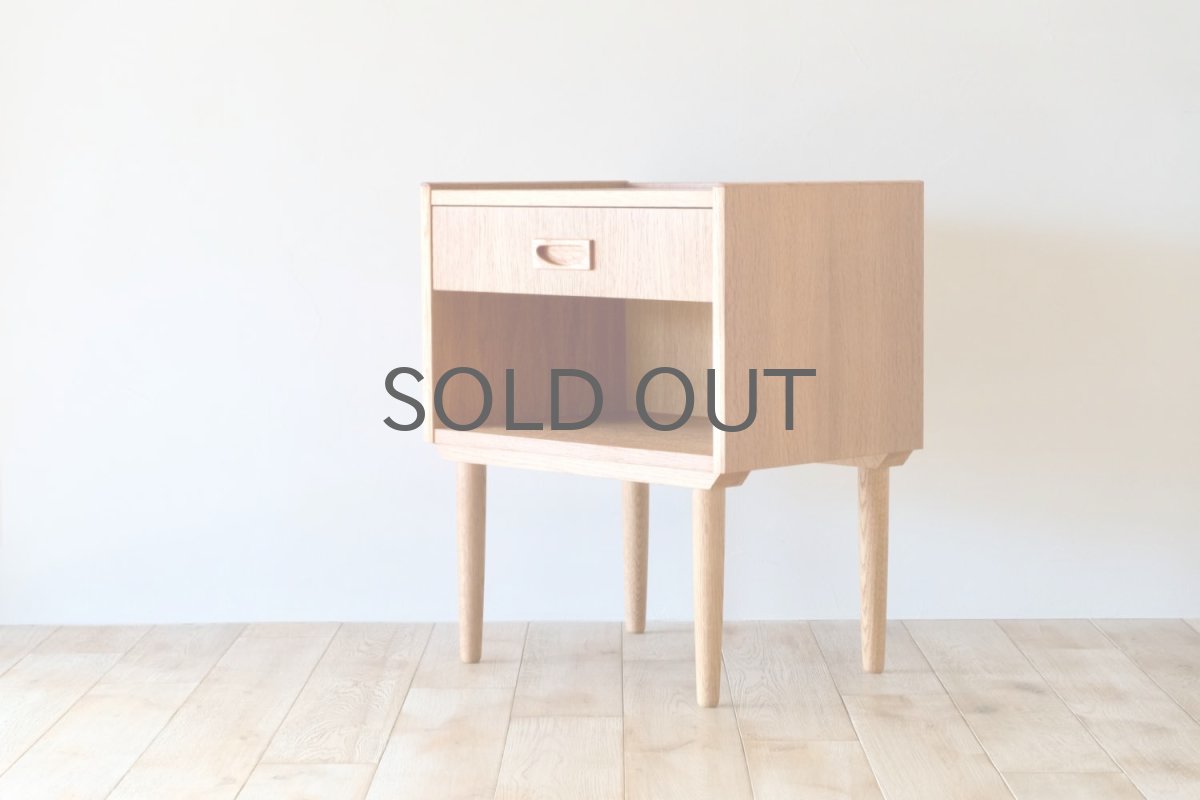 画像3: 北欧ビンテージ家具/デンマーク製/ベッドサイドチェスト/オーク (3)