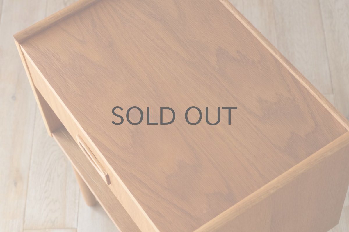 画像5: 北欧ビンテージ家具/デンマーク製/ベッドサイドチェスト/オーク (5)