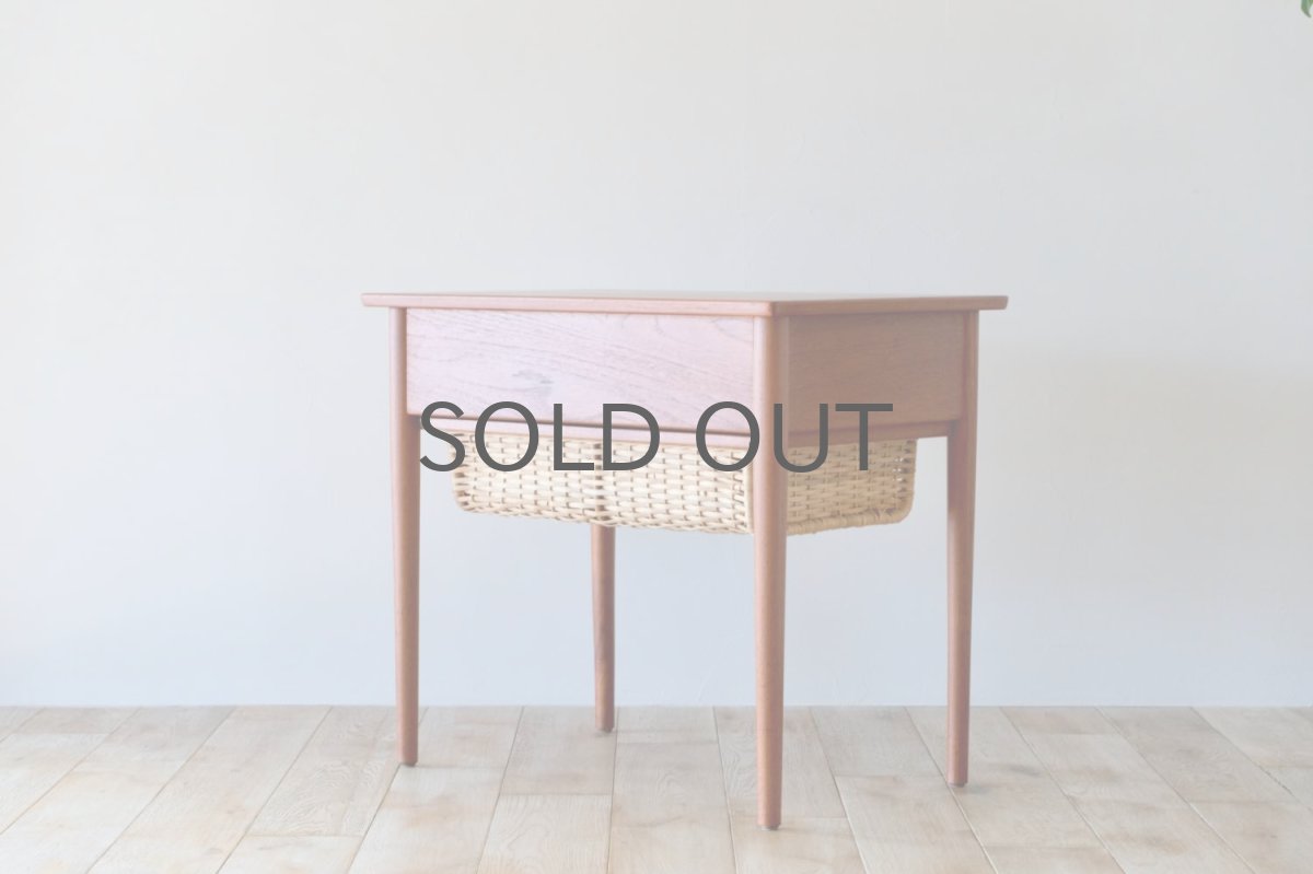 画像4: ビンテージ北欧家具/デンマーク/ソーイングキャビネット/ソーイングテーブル/チーク (4)