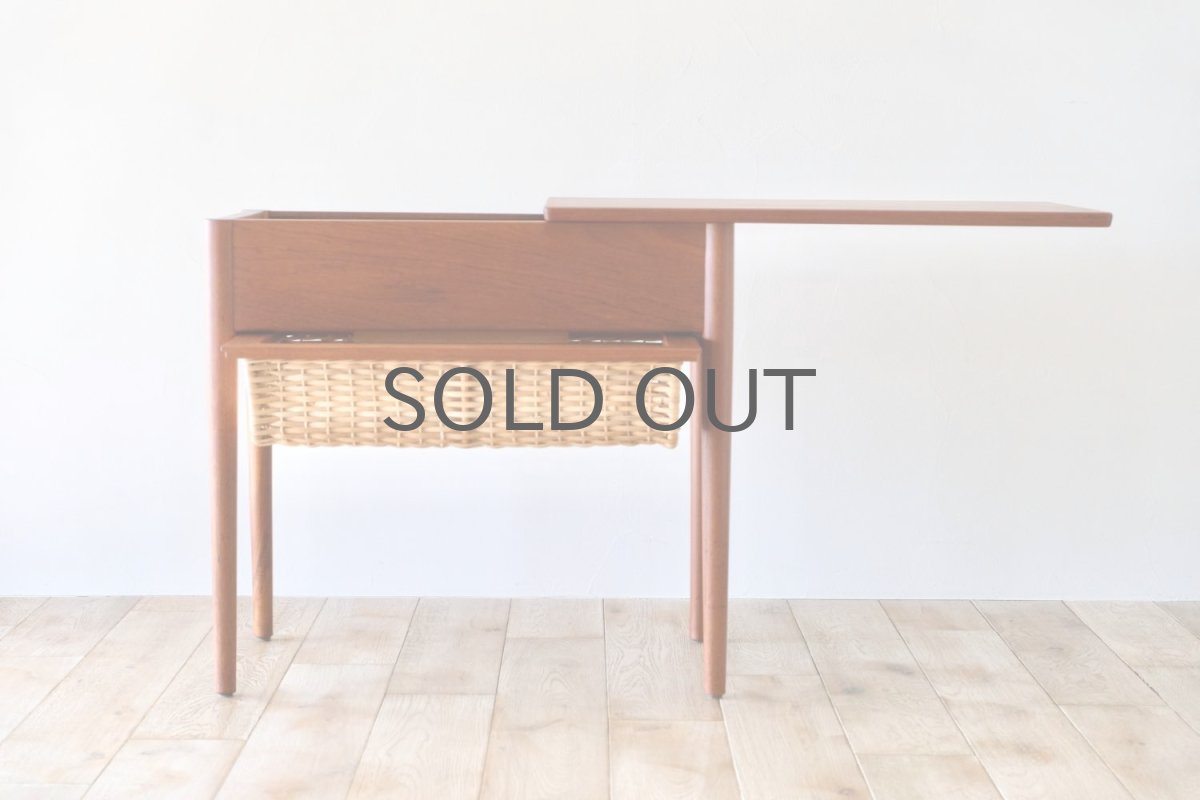 画像5: ビンテージ北欧家具/デンマーク/ソーイングキャビネット/ソーイングテーブル/チーク (5)