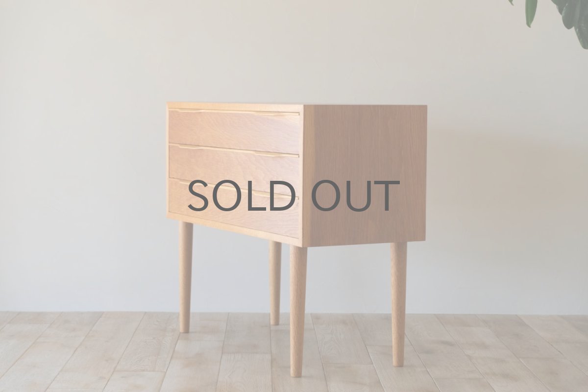 画像4: 北欧ビンテージ家具/デンマーク製/チェスト/オーク/3段  (4)