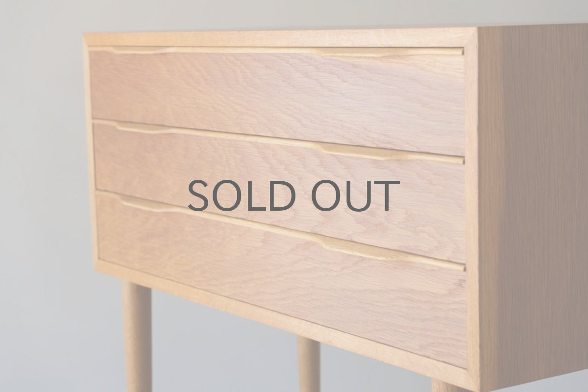 画像5: 北欧ビンテージ家具/デンマーク製/チェスト/オーク/3段  (5)