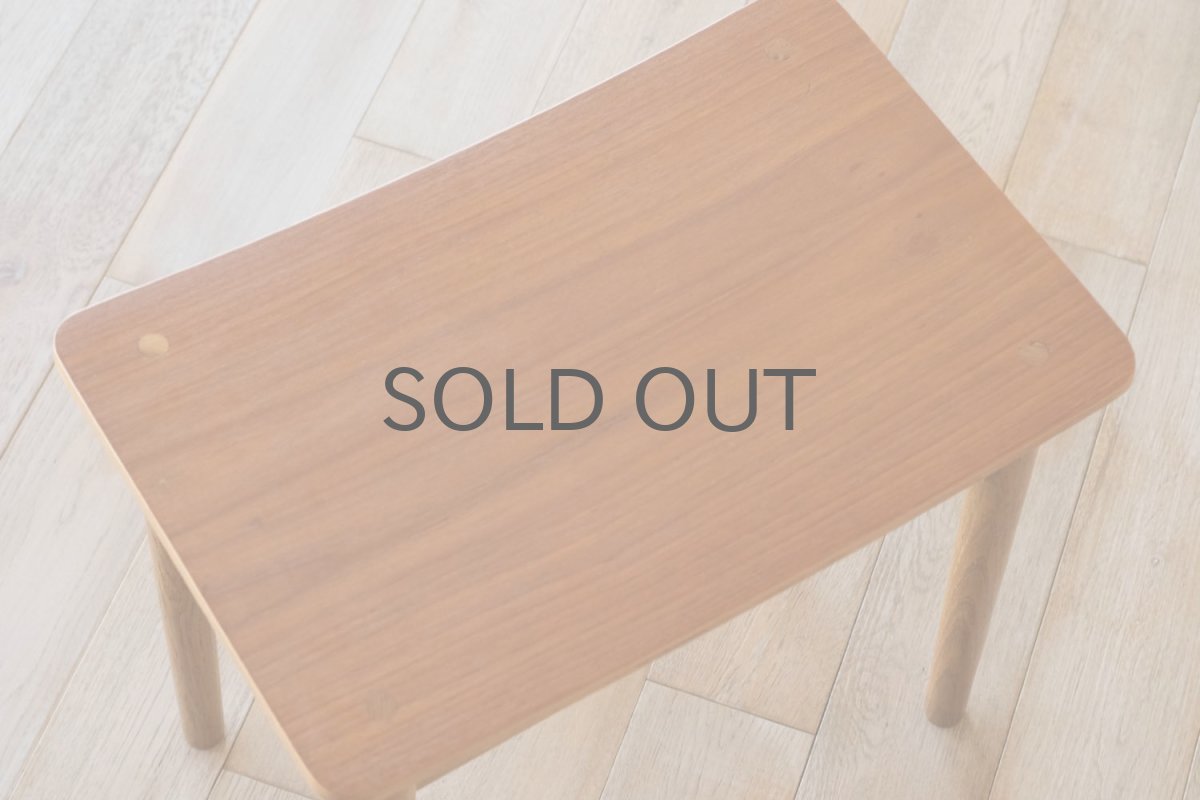 画像6: 【価格見直し】北欧ビンテージ家具/デンマーク製/チーク&オーク/スツール (6)