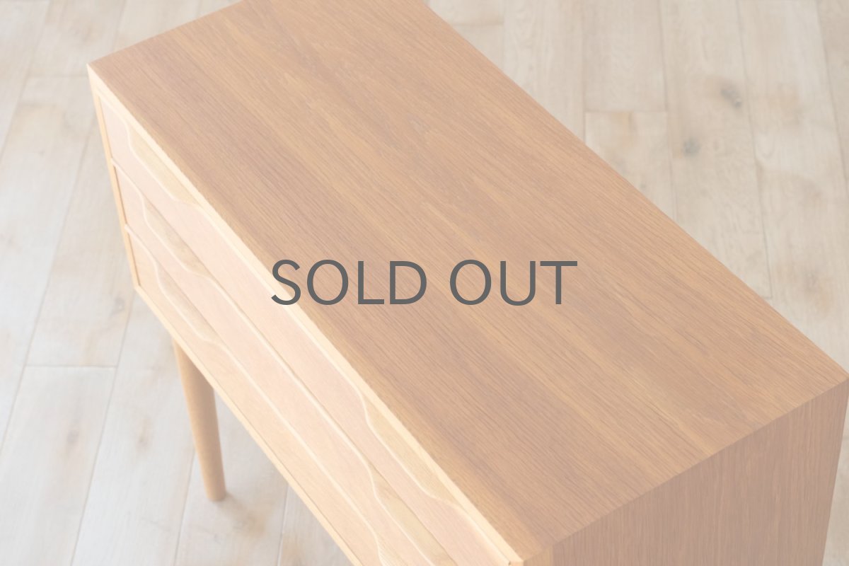 画像6: 北欧ビンテージ家具/デンマーク製/チェスト/オーク/3段  (6)