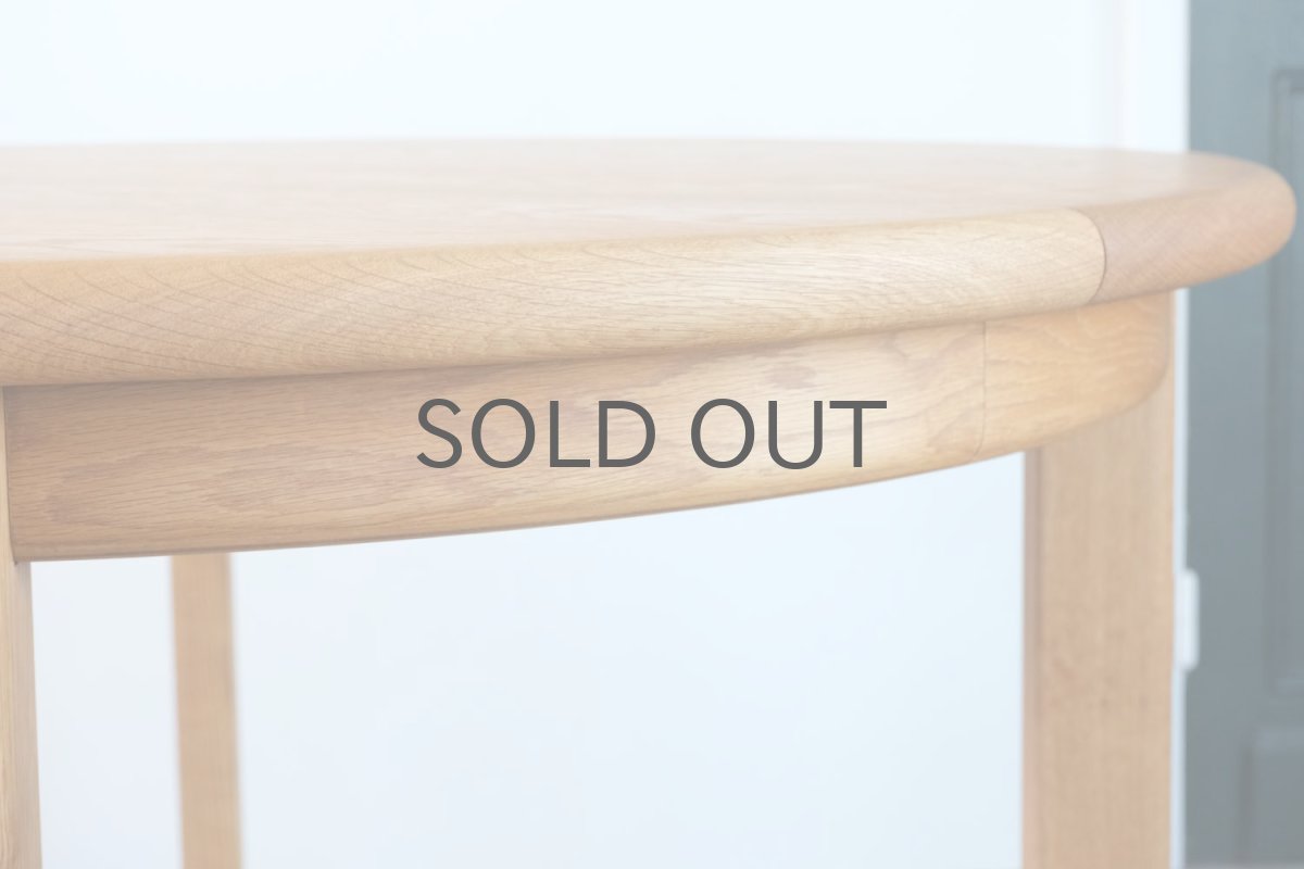 画像3: 北欧ビンテージ家具/デンマーク製 /円形ダイニングテーブル/オーク (3)