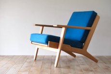 画像1: ビンテージ北欧家具/Hans j Wegner/ハンス J ウェグナー/ゲタマ/GE290/オーク/クッションはお好きなカラーで張替え代込 (1)