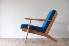 画像2: ビンテージ北欧家具/Hans j Wegner/ハンス J ウェグナー/ゲタマ/GE290/オーク/クッションはお好きなカラーで張替え代込 (2)