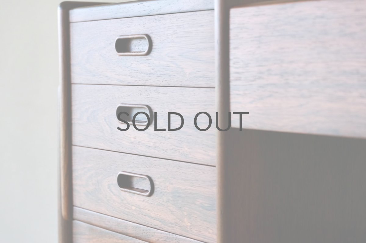 画像6: ビンテージ北欧家具/デンマーク製/ローズウッドプランター/Vinde Møbelfabrik/3段引き出し付き (6)